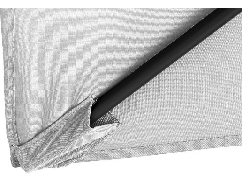 Parasol ogrodowy „Sol 2” - Prostokatny - 2 x 3 m - Szary