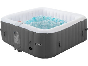 Nadmuchiwane spa "RIVIERA" z PVC - 6 miejsc - Szary/biały