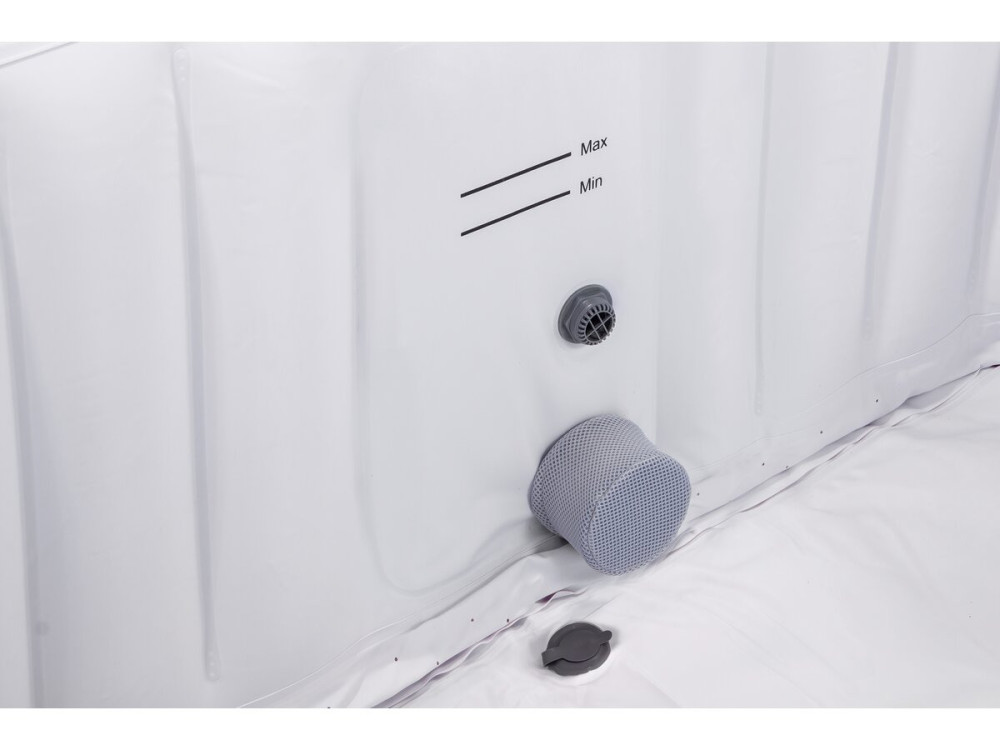 Nadmuchiwane spa "RIVIERA" z PVC - 6 miejsc - Szary/biały