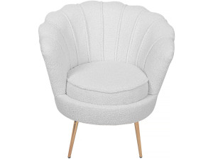 Fotel petelkowy Floria - 75 x 68 x 77,5 cm - Bialy 2