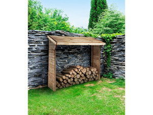 Domek z bali - 1,05 m² - 2,10 x 0,50 x 1,8 m- 2 sterty 2