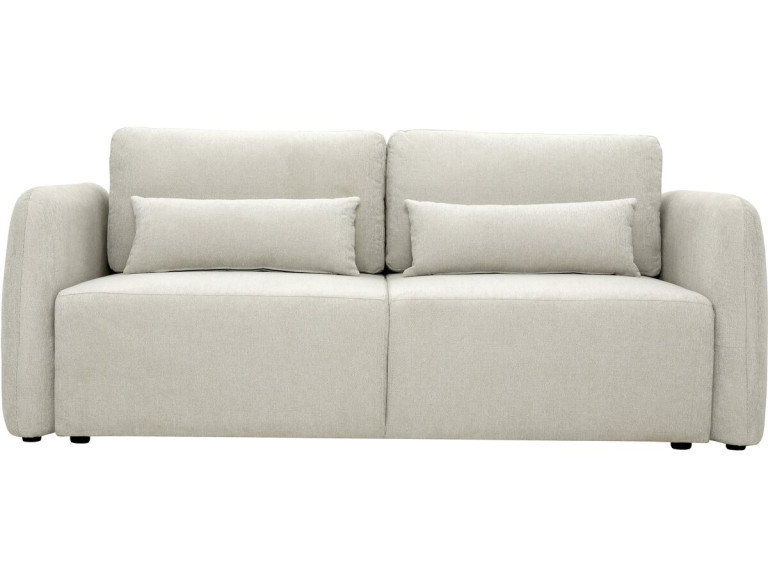 3-osobowa sofa prosta z funkcją rozkładania, obita tkaniną „Concorde” – beżowa