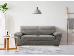 Sofa materiałowa "Dallas" - 210 X 88 X 90 cm - 3-osobowa - Szary 2