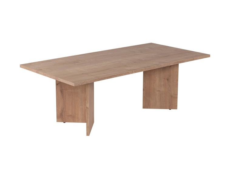 Drewniany stolik kawowy "Sabin" - 60 x 119 x 40 cm - Dąb Szafirowy