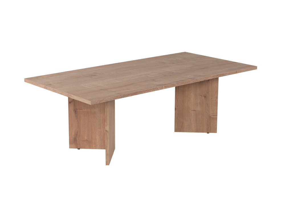 Drewniany stolik kawowy "Sabin" - 60 x 119 x 40 cm - Dąb Szafirowy