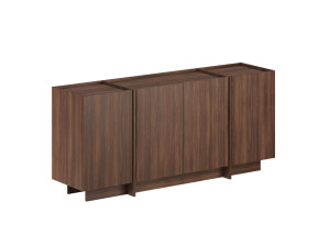 Drewniany kredens "Dorma" - 180 x 45 x 80 cm - Orzech Milano