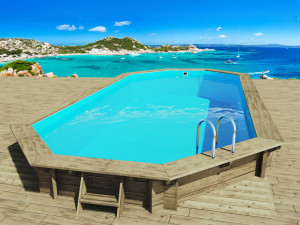 Basen drewniany "Ibiza" - 8,57 x 4,57 x 1,31 m