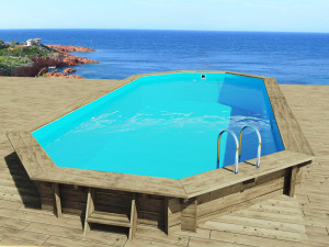 Basen drewniany " Sevilla " - 8,57 x 4,57 x 1,45 m