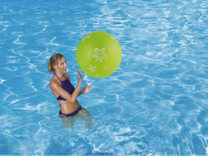 Piłka plażowa fluorescencyjna - 62 cm 2