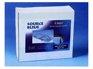 Liner uni blue overlap 30/100e - 5,50 x 1,22/1,32 m