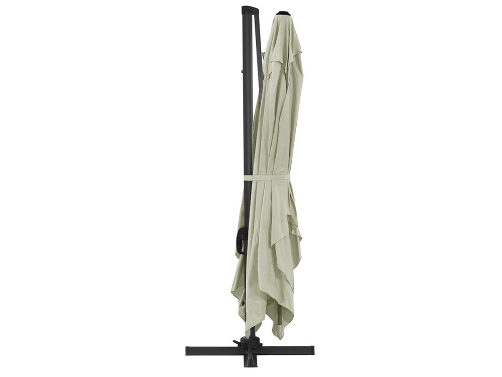 Parasol ogrodowy „Sun 4” - Z aluminium - Prostokątny - 3 x 4 m - Ecru