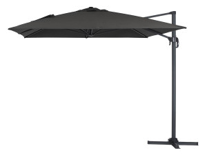Parasol ogrodowy „Sun 4” - Z aluminium - Prostokątny - 3 x 4 m - Czarny