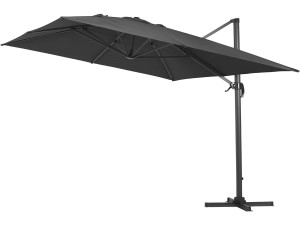 Parasol ogrodowy "Sun 4" - Prostokątny - 3 x 4 m - Pokrowiec - Czarny 2
