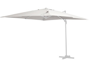 Poszycie na parasol ogrodowy "Sun 4" z nogą boczną - 3 x 4 m - Ecru