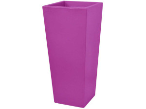 Doniczka "Carreo" - 38,5 x 38,5 x h.85 cm - Magenta