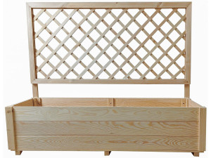 Drewniana donica "Orpin" z krata - 98 x 34 x 104 cm