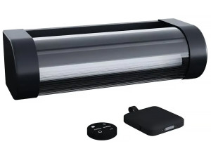 Booster " Loma " solarna i ładowalna lampa ścienna od 150 do 900 lumenów - czarna