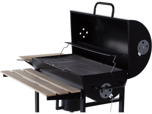 Grill na węgiel drzewny "King" - 95 x 63 x 105 cm - Czarny 2