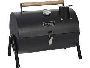 Przenosny grill weglowy „Kapitan” - 42 x 27 x 43 cm - Czarny