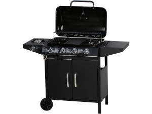 Grill gazowy Festa 5" - 5 palników w tym 1 boczny - 12,9 Kw- Czarny 2