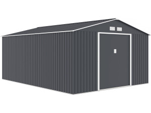 Metalowa szopa ogrodowa "Vegas" - 15 m² - Szara