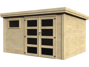 Drewniana szopa ogrodowa "Paolo" - 10 m² - 3,65 x 2,75 x 2,16 m - 28 mm