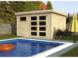 Drewniana szopa ogrodowa "Paolo" - 10 m² - 3,65 x 2,75 x 2,16 m - 28 mm 2