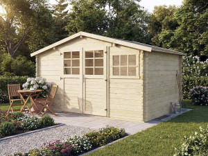 Drewniana szopa ogrodowa "Belmont" poddana obróbce w autoklawie - 12,53 m² - 34 mm 2