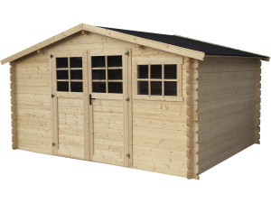 Drewniana szopa ogrodowa "Rocval" - 456 x 425 x 232 cm - 19,42 m² - 28 mm