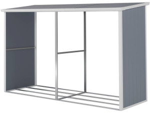 Wiata żywiczna na drewno "Alexandre" - 3.38 m² - 302 x 112 x 190 cm - Szara