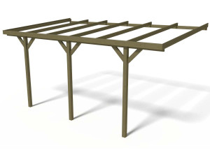 Wiata garażowa Solar 2" - 300 x 454 x 245 cm