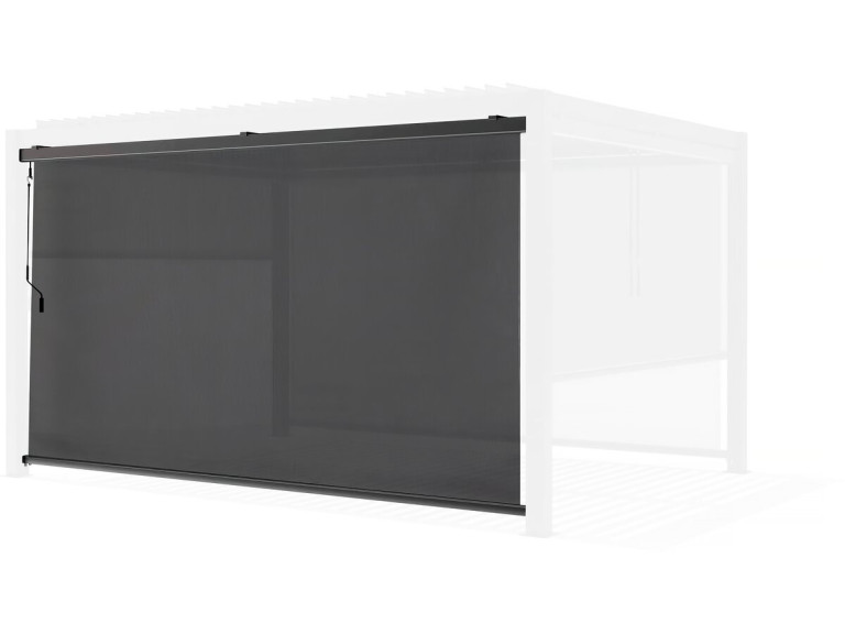 Bioklimatyczna markiza pergola - 367 x 208 cm - Antracytowy szary