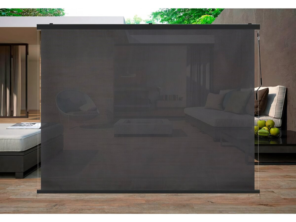 Bioklimatyczna markiza pergola - 367 x 208 cm - Antracytowy szary