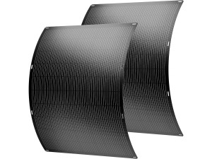 Zestaw 2 elastycznych paneli slonecznych typu plug and play – 400 W „Centrum miejskie” – czarny