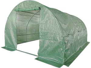 Tunel ogrodowy "Lys" 4 x 3 m - szklarnia - 12 m² - 140 g - zielony