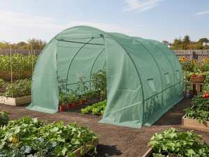 Tunel ogrodowy "Lys" 4 x 3 m - szklarnia - 12 m² - 140 g - zielony 2