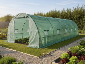 Tunel ogrodowy "Lys" 8 x 3 m - szklarnia - 24 m² - 140 g - zielony 2