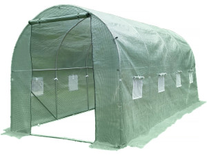 Tunel ogrodowy "Lys" 4,5 x 2 m - szklarnia - 9 m² - 130 g - zielony