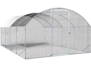 15 m² kurnik kopułowy "Cocorico" - 5 x 3 m - stal ocynkowana