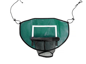 Uniwersalny kosz do koszykówki na trampoline "Loopy" - zielony