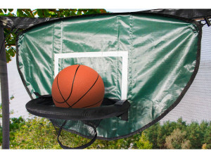 Uniwersalny kosz do koszykówki na trampoline "Loopy" - zielony 2