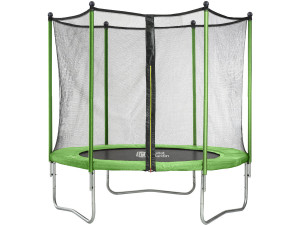 Trampolina „Yoopi” - Ø 2,44 m - z siatka + drabinka + oslona + zestawem kotwiacym 2