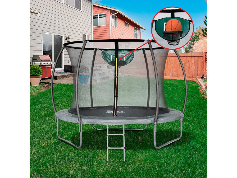 Trampolina Prestige "jumper" 3,65 m i kosz