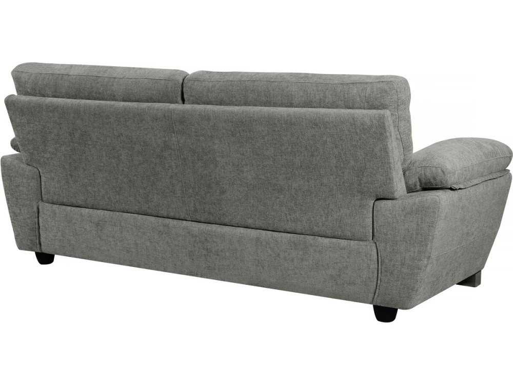 Sofa materiałowa "Dallas" - 210 X 88 X 90 cm - 3-osobowa - Szary