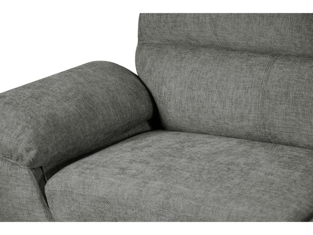 Sofa materiałowa "Dallas" - 210 X 88 X 90 cm - 3-osobowa - Szary