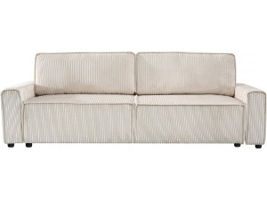 Sztruksowa rozkladana sofa "Montaigne" - 3 miejsca - Bez