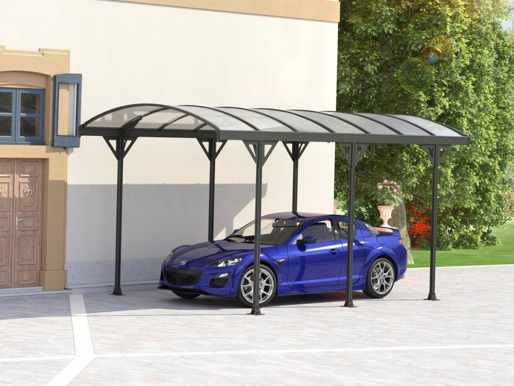 Aluminiowa wiata garażowa: stylowy wygląd i trwała ochrona